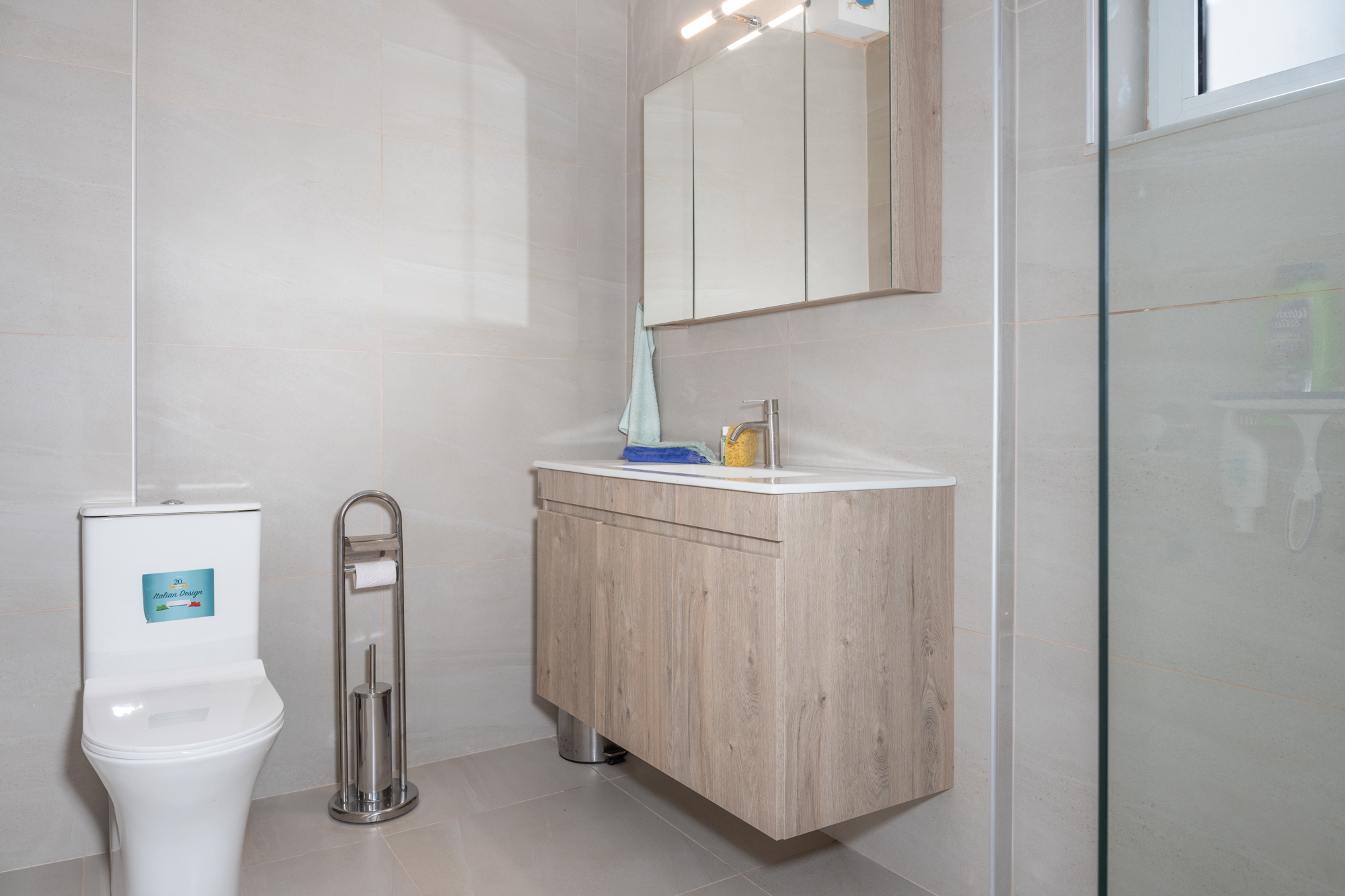 Modern renovated bathroom